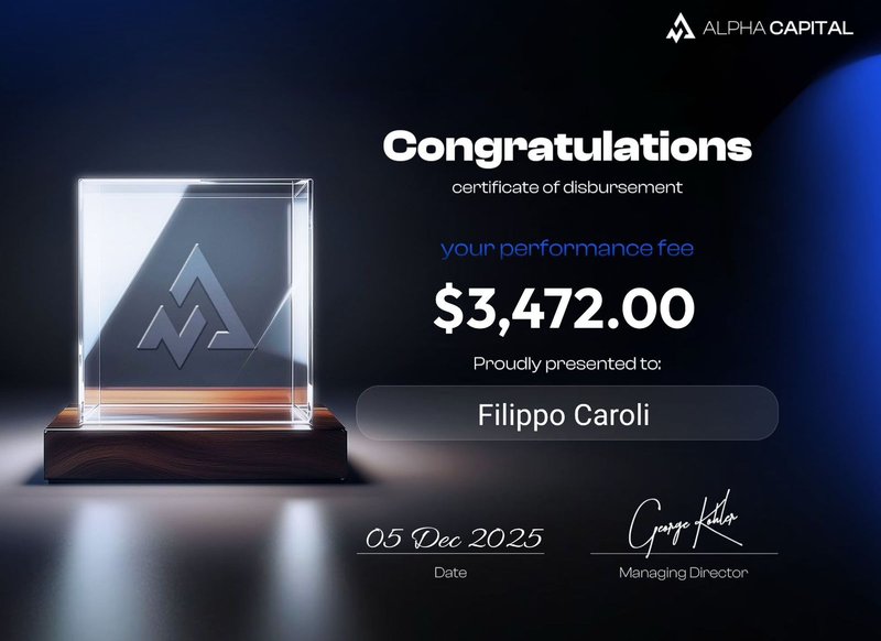 Payout from Alpha Capital — $3,472